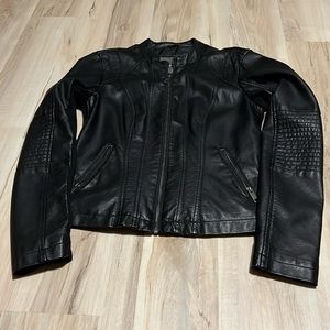 Maurices Women’s Faux Leather Motorcycle Jacket